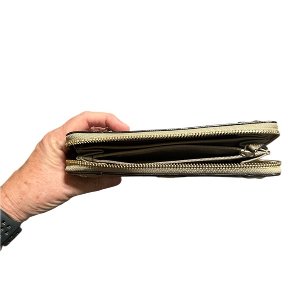 Coach Gold Textured Wallet - Picture 4 of 15